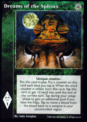 Dreams of the Sphinx [Third set] - VTES CCG