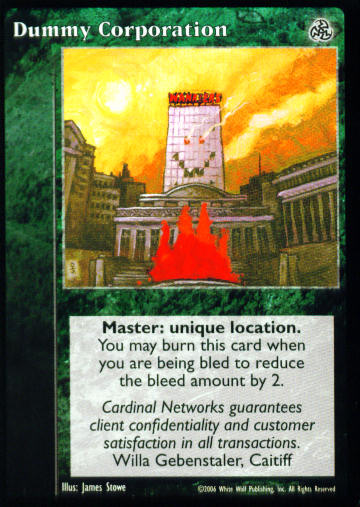 Dummy Corporation [Third set] - VTES CCG
