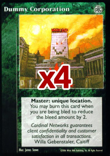 Dummy Corporation [Third set] - VTES CCG