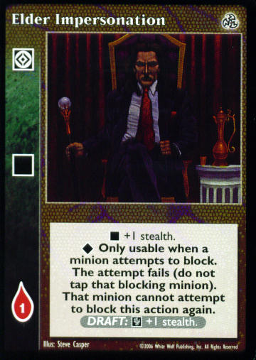 Elder Impersonation [Third set] - VTES CCG