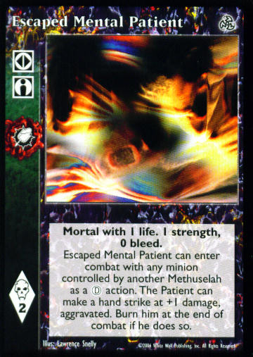 Escaped Mental Patient [Third set] - VTES CCG