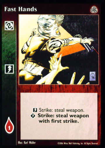 Fast Hands [Third set] - VTES CCG