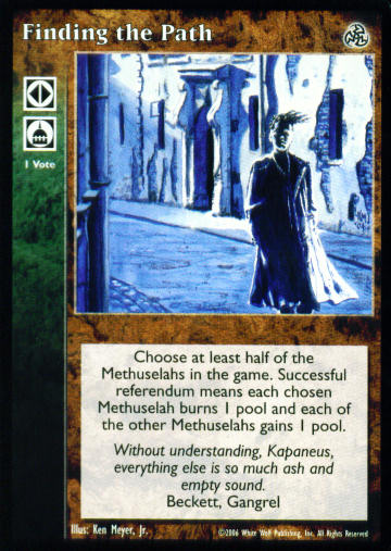Finding the Path [Third set] - VTES CCG