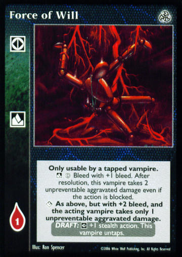 Force of Will [Third set] - VTES CCG