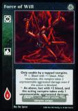 Force of Will [Third set] - VTES CCG
