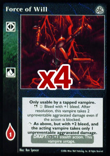 Force of Will [Third set] - VTES CCG
