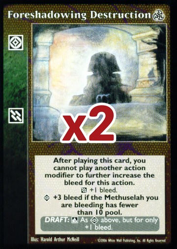 Foreshadowing Destruction [Third set] - VTES CCG