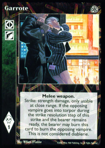 Garrote [Third set] - VTES CCG