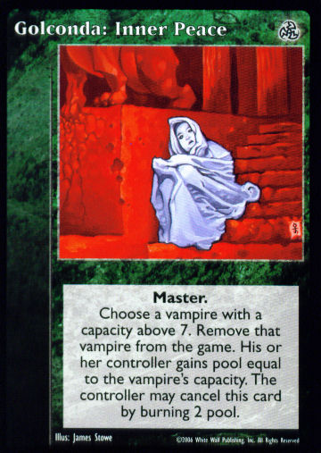Golconda: Inner Peace [Third set] - VTES CCG