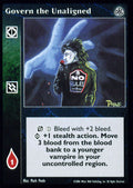 Govern the Unaligned [Third set] - VTES CCG - Vampire:The Eternal Struggle - Third Edition - Anglais (EN) - OCCASION