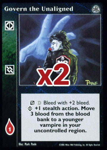 Govern the Unaligned [Third set] - VTES CCG