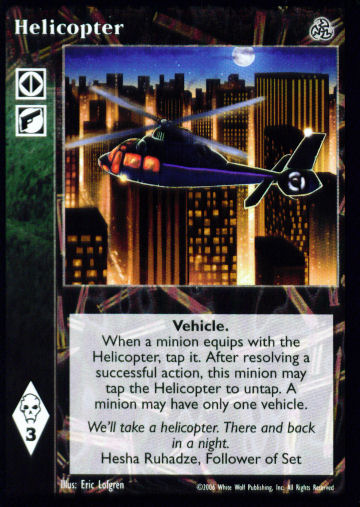 Helicopter [Third set] - VTES CCG