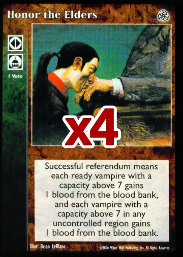 Honor the Elders [Third set] - VTES CCG