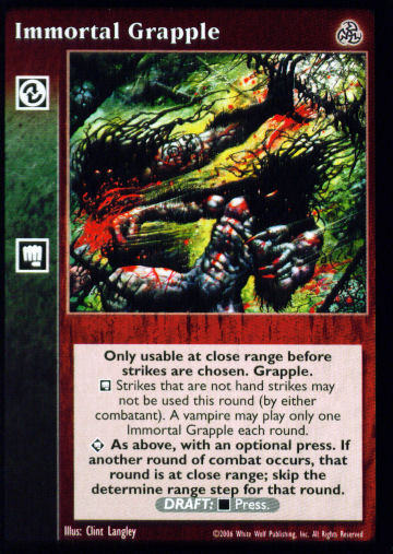 Immortal Grapple [Third set] - VTES CCG