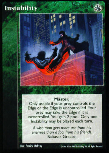 Instability [Third set] - VTES CCG