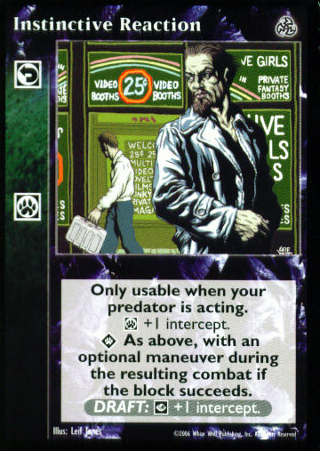 Instinctive Reaction [Third set] - VTES CCG