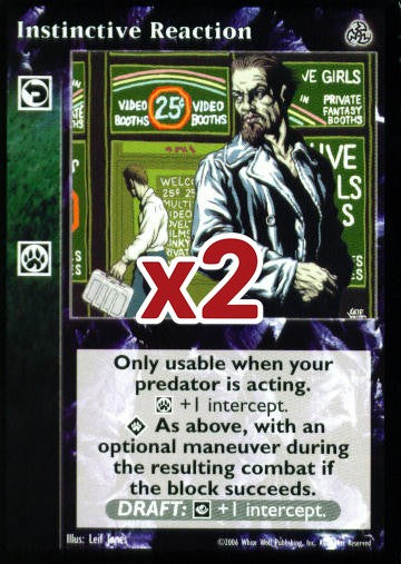 Instinctive Reaction [Third set] - VTES CCG