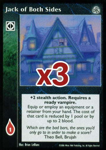 Jack of Both Sides [Third set] - VTES CCG