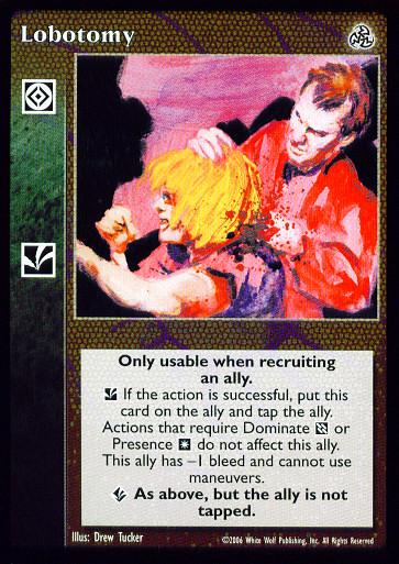 Lobotomy [Third set] - VTES CCG