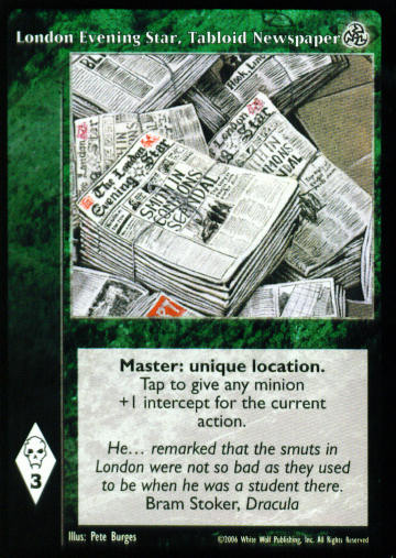 London Evening Star, Tabloid Newspaper [Third set] - VTES CCG