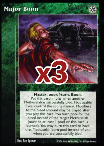 Major Boon [Third set] - VTES CCG