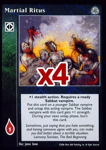 Martial Ritus [Third set] - VTES CCG