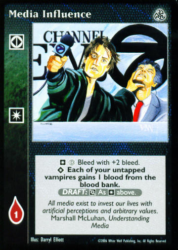 Media Influence [Third set] - VTES CCG