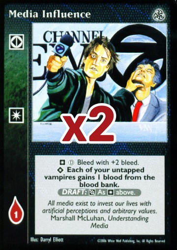 Media Influence [Third set] - VTES CCG