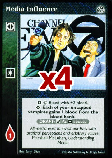 Media Influence [Third set] - VTES CCG