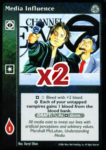 Media Influence [Third set] - VTES CCG