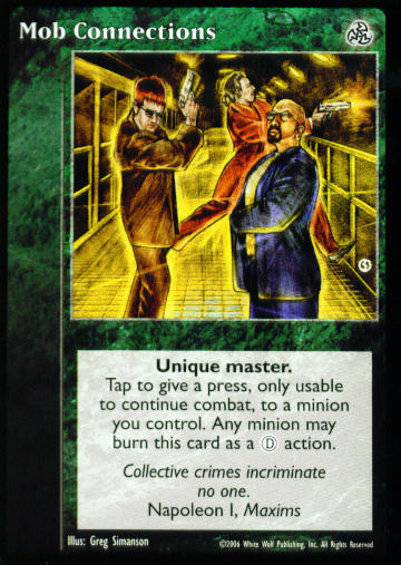 Mob Connections [Third set] - VTES CCG