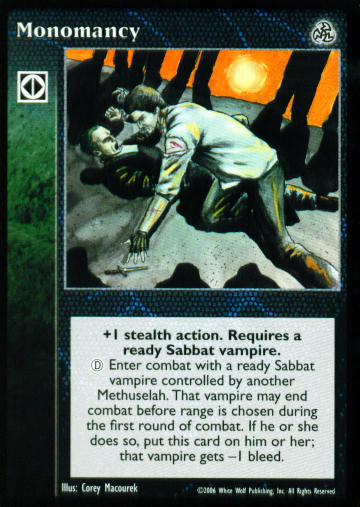 Monomancy [Third set] - VTES CCG