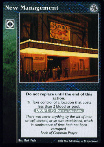 New Management [Third set] - VTES CCG