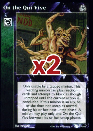 On the Qui Vive [Third set] - VTES CCG