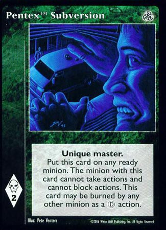 Pentex(TM) Subversion [Third set] - VTES CCG