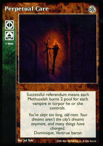 Perpetual Care [Third set] - VTES CCG