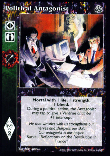Political Antagonist [Third set] - VTES CCG