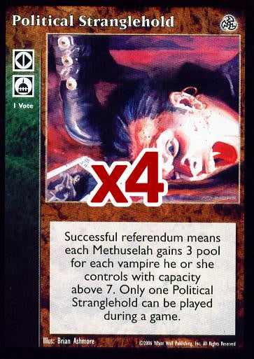 Political Stranglehold [Third set] - VTES CCG