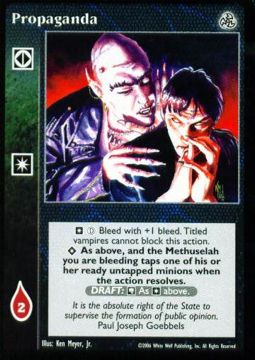 Propaganda [Third set] - VTES CCG