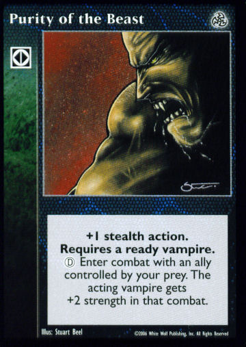 Purity of the Beast [Third set] - VTES CCG