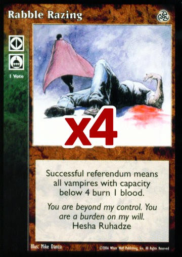 Rabble Razing [Third set] - VTES CCG