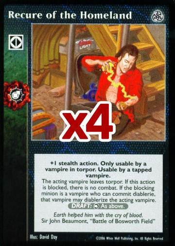 Recure of the Homeland [Third set] - VTES CCG