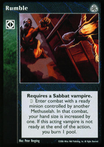 Rumble [Third set] - VTES CCG