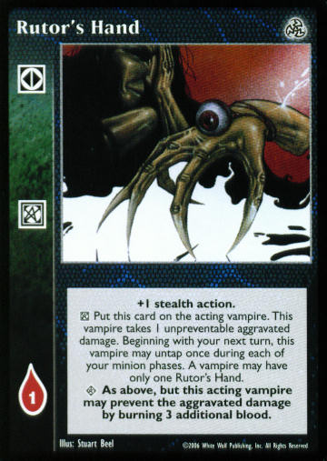 Rutor's Hand [Third set] - VTES CCG