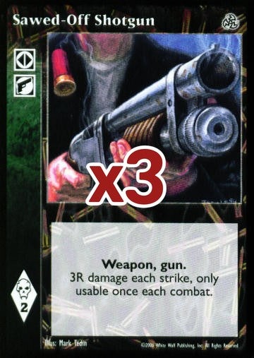 Sawed-Off Shotgun [Third set] - VTES CCG