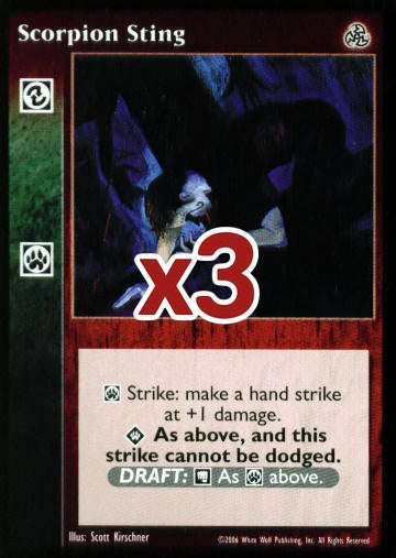Scorpion Sting [Third set] - VTES CCG