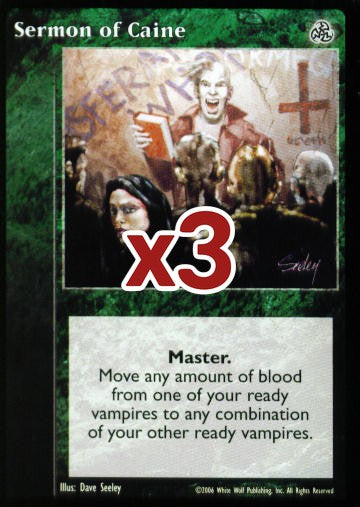 Sermon of Caine [Third set] - VTES CCG
