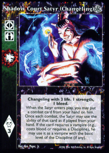 Shadow Court Satyr [Third set] - VTES CCG