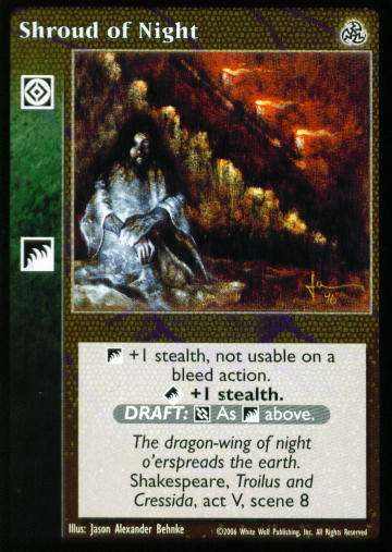 Shroud of Night [Third set] - VTES CCG