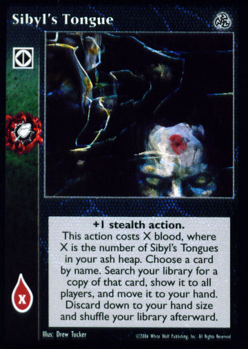 Sibyl's Tongue [Third set] - VTES CCG